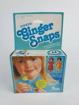 Vintage 1981 Bandai Ginger Snaps #14 snap-together doll 3" New in box sealed - $23.36