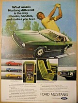 1973 Ford Mustang Grande magazine ad - $2.97
