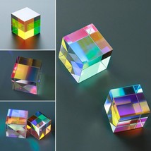 Prism Six-Sided Bright Light Combine Cube Prism Optical Experiment Instr... - $27.95