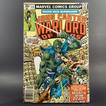 John Carter Warlord of Mars 13 Marvel Comics 1978 Edgar Rice Burroughs - $9.74