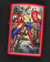 Parrot Design Authentic Zippo Red Matte 81062 - $29.99