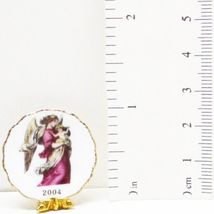 Angel Plate on Stand Reutter Porcelain DOLLHOUSE Miniature - $6.13