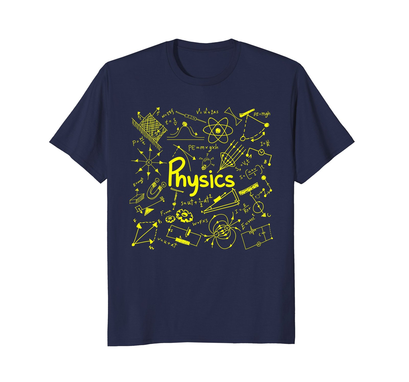 t shirt physics formulas