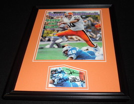 Tom Cousineau Signed Framed 1982 Sports Illustrated Magazine Display Browns image 1