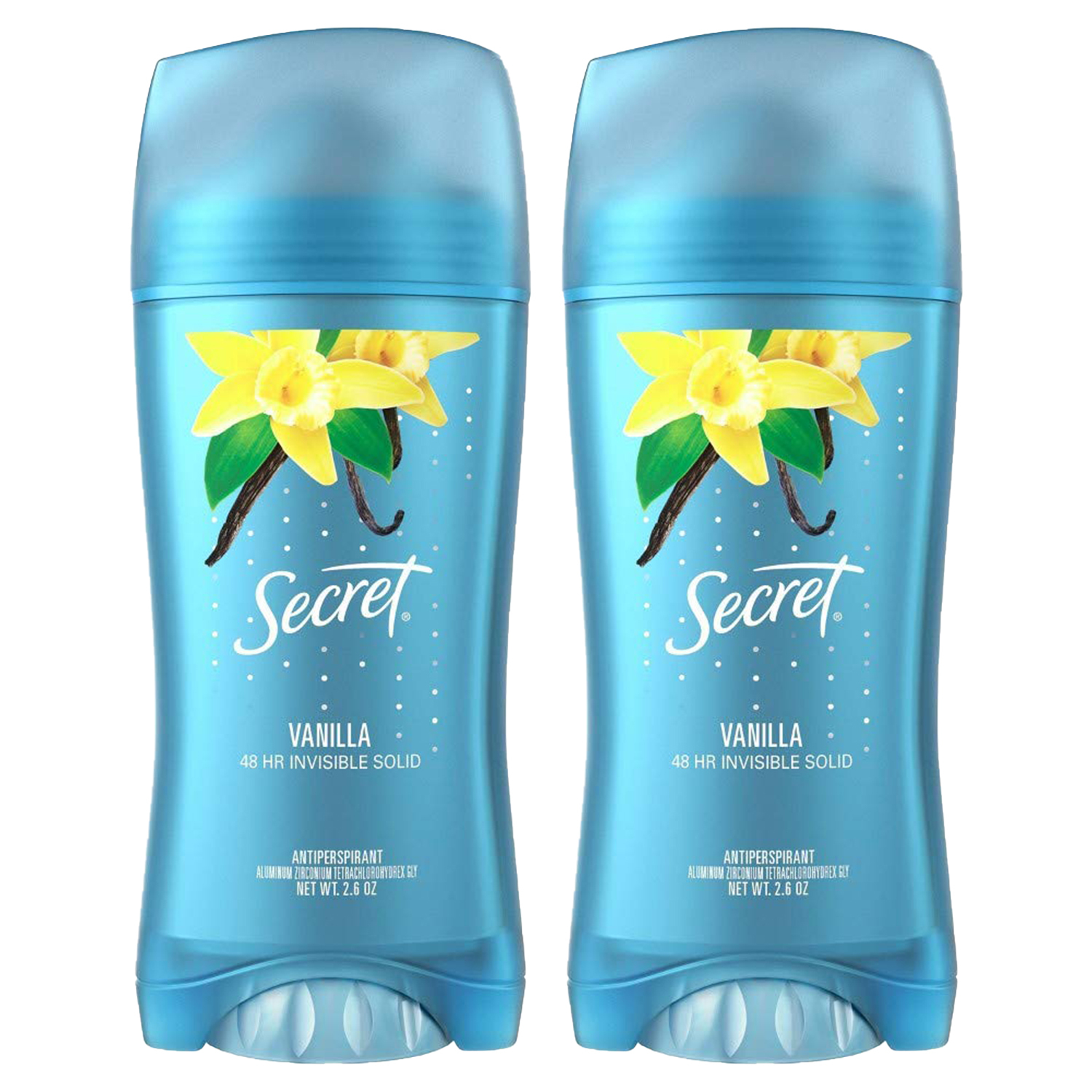 2-New Secret Scent Expressions Anti-Perspirant Deodorant Invisible Solid, Va Va