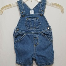 Small Wonders Overalls Shorts Jeans Denim Size 3-6 Months One Piece - $14.99