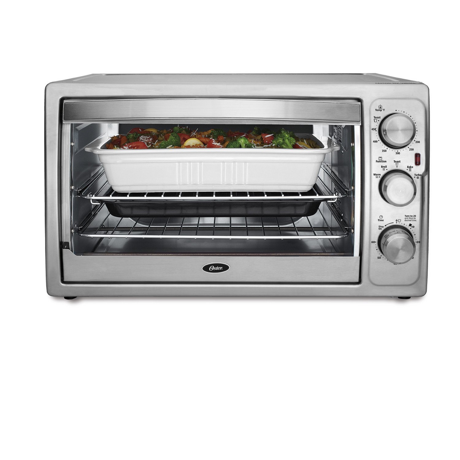 Oster ExtraLarge Countertop Oven, Stainless steel finish, Digital