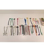 Vintage Drink Stir Swizzle Stick Collection Lot - Over 40 Stirs - Spiked... - $24.99