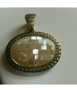 Lia Sophia Athena Mother-of-Pearl Gold-tone Pendant - $18.50