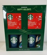 Christmas 2020 Starbucks Peppermint Hot Cocoa & 2 Blue Mugs Cup Rare Set!! NEW - $59.72