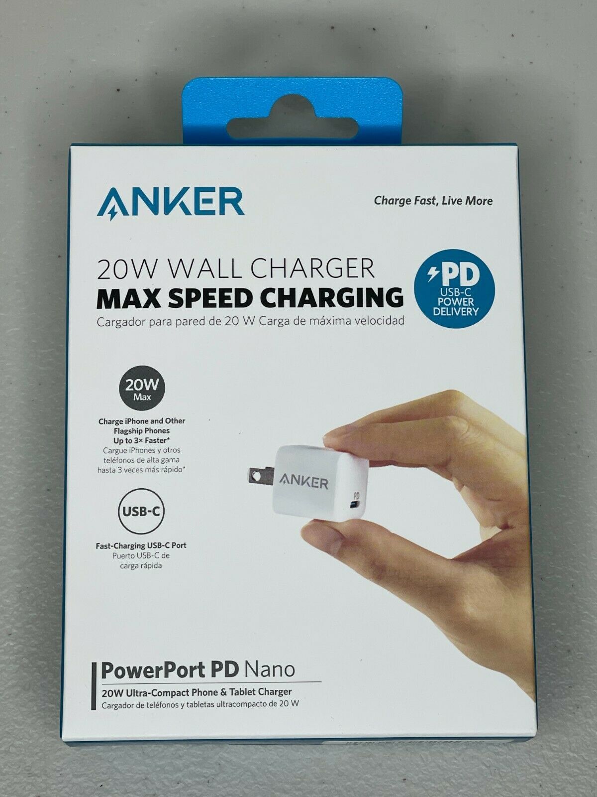 Anker Powerport III 20W PD USB C Fast Charger - A2631 2 pack - $22.76