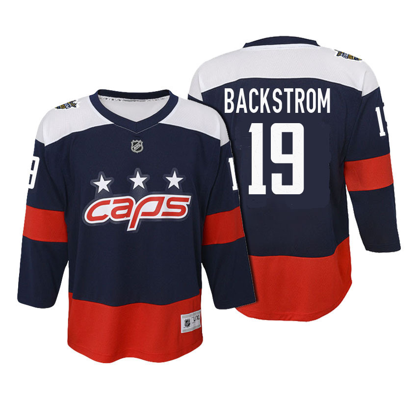 Youth 2018 Stadium Series Washington Capitals #19 Nicklas ...