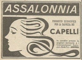 W8143 Assalonnia for The Salvation Of Hair - Advertising 1942 - $4.42