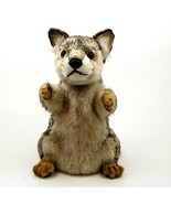Wolf Hand Puppet by Hansa True to Life Look Soft Plush Animal Learning Toy - $53.19