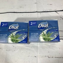 Dial Soap Bars Icy Aloe. Scent Lot 2 3.2 oz Packs New In Original Package - $15.59