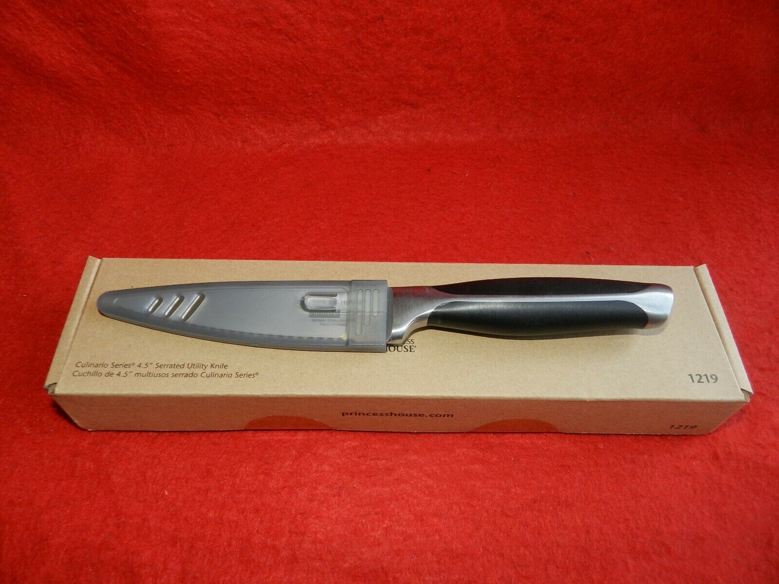 PRINCESS HOUSE 1219 CULINARIO SERIES 4.5" SERRATED UTILITY KNIFE NEW