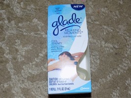 GLADE Relaxing Moments PLUGINS SCENTED OIL REFILLS  COOL SERENITY NEW - $16.34