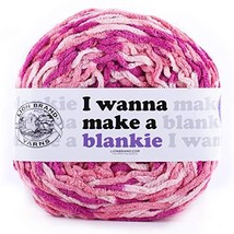 Lion Brand Yarn Wanna Make a Blankie Yarn, Zinnia - $22.10