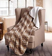 SANDSTONE HILLS Soft Faux Fur Luxury Plush Sherpa Throw Blanket 50 in x 70 in