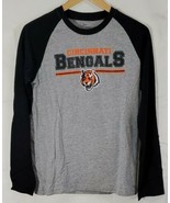  NFL Youth Cincinatti Bengals Vasity Block Long Sleeve Raglan Tee Size L... - $19.79