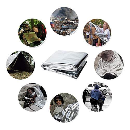 Emergency Mylar Thermal Blanket 6 Pack; Space Blankets Designed for NASA, Blankets & Throws
