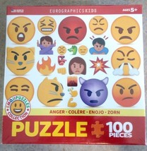 EuroGraphics Kids  Emoji Puzzle Anger 100-Piece Jigsaw Puzzle - $8.21