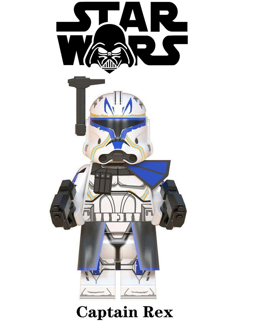 Single Sale Star Wars (501st Legion) Captain Rex Minifigure Building Blocks Toy