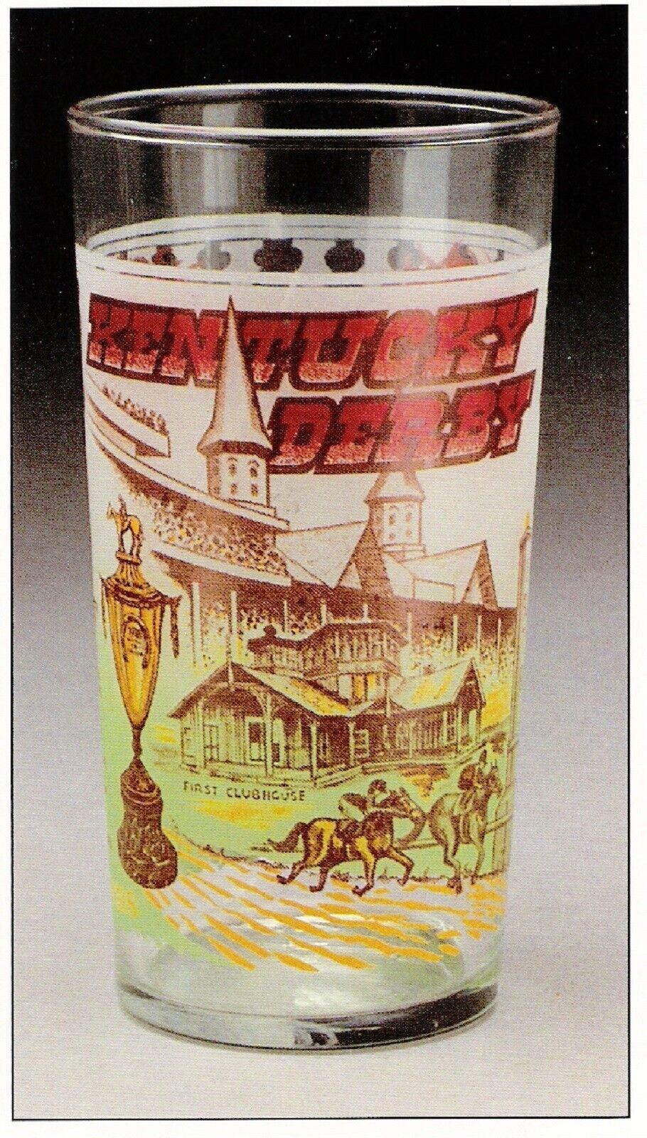 1978 104th Kentucky Derby Glass in MINT Condition AFFIRMED Horse