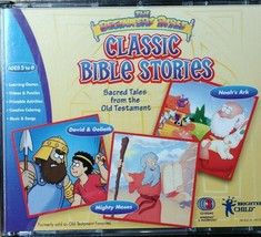The Beginner's Bible Classic Bible Stories (CD-Rom 1996 Sony 3 discs) Noah~Moses - $3.95