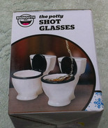 Bigmouth the Potty shot glasses (toilet), new - $16.00