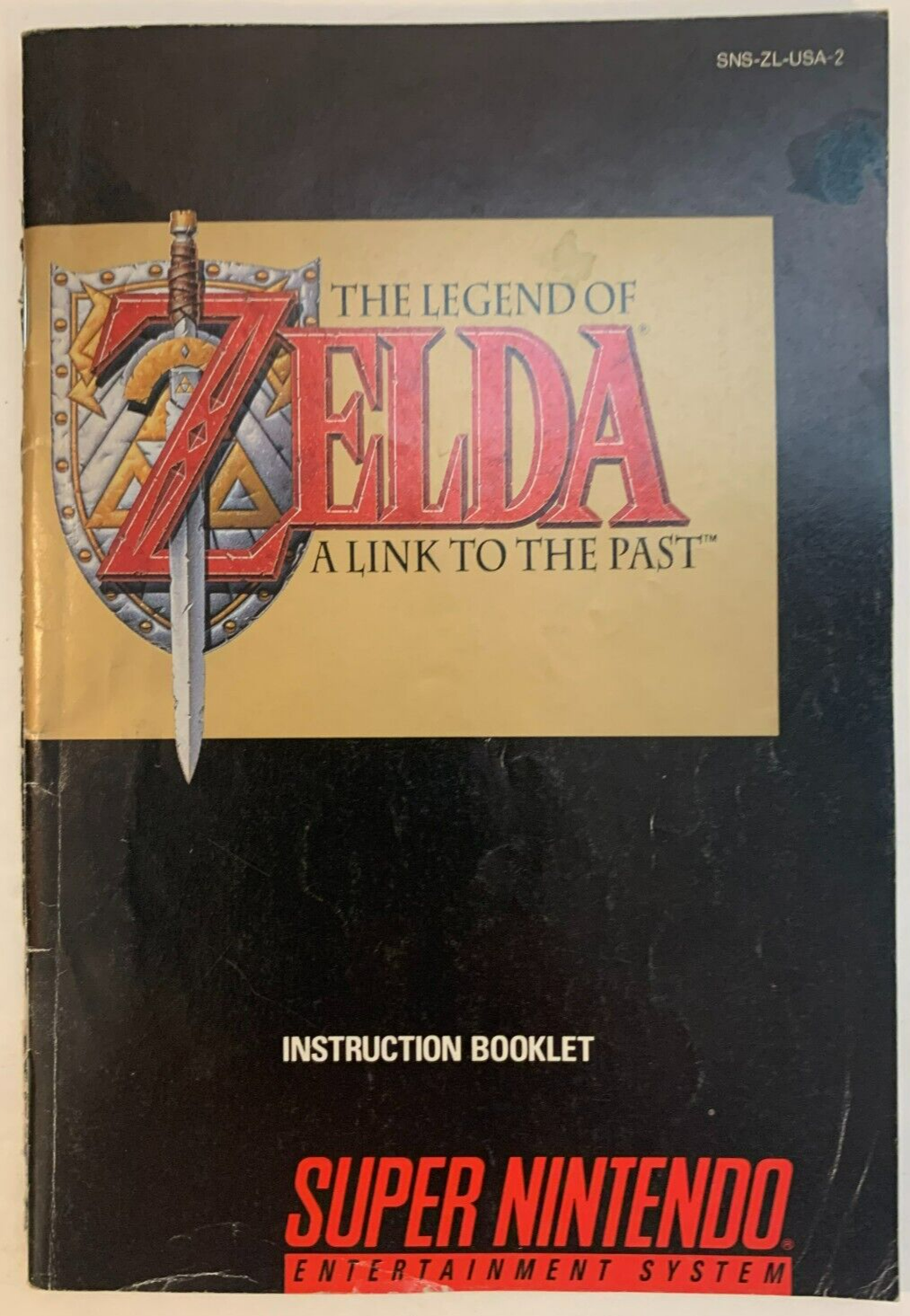 Nintendo Legend of Zelda A Link To The Past SNES Instruction Booklet