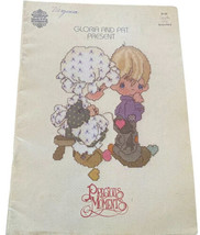 Vtg Precious Moments Sew In Love Cross Stitch Pattern Booklet Gloria Boy Girl - $15.83