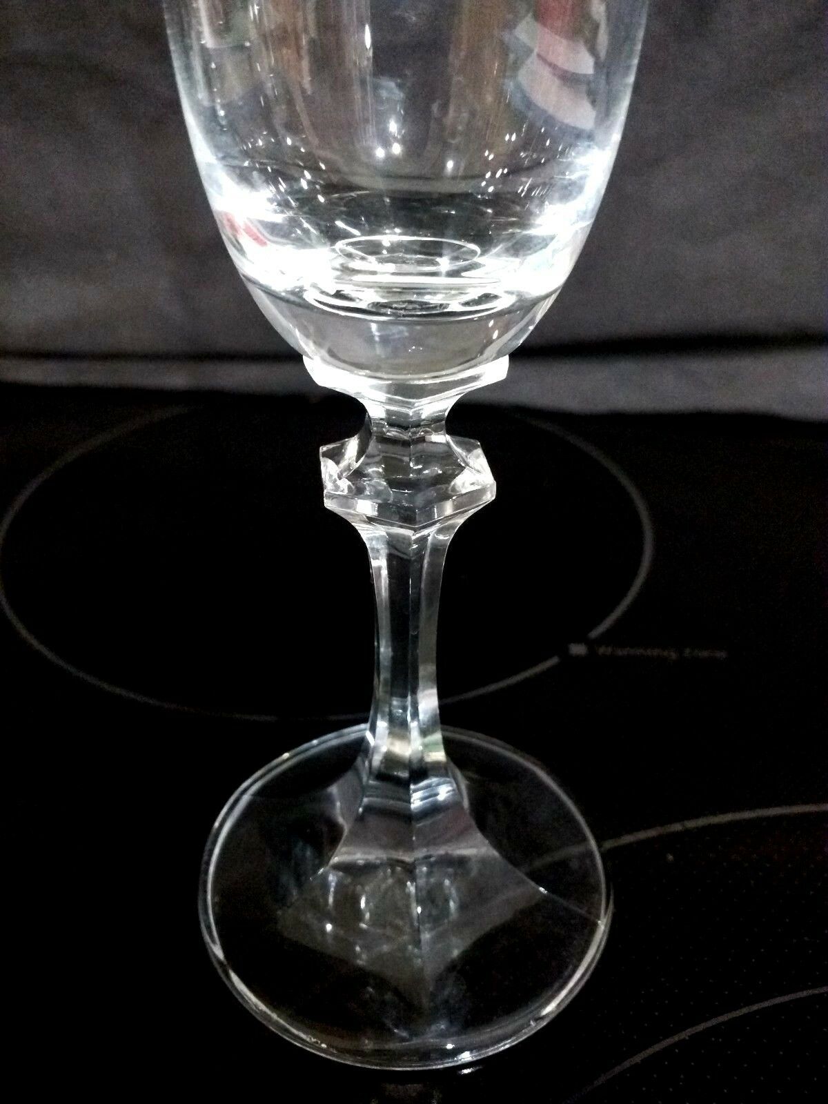 6 Elegant Flare Lip Rim Finger Rest Downton Abbey Champagne White Wine glass Shot Glasses