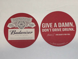 Lot Of (10) Budweiser King Of Beers Coasters - $10.00