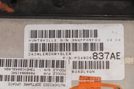 Dodge Chrysler 5.7L Hemi Engine Control Unit Module ECU ECM P04606837AE image 2