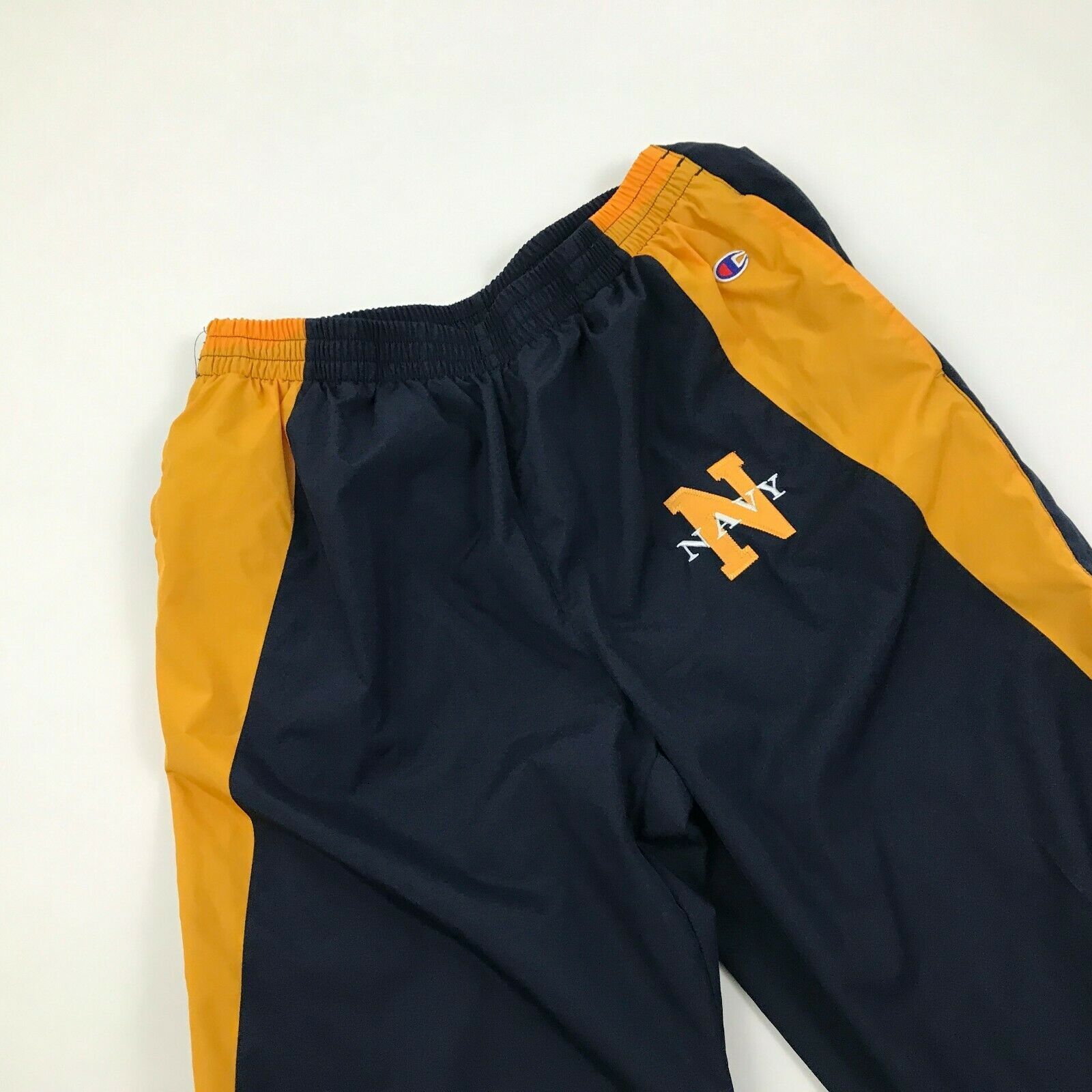 champion navy velour track pants