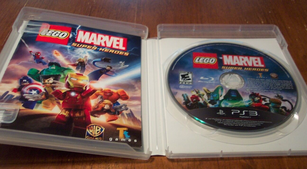 LEGO MARVEL SUPER HEROES Playstation 3 PS3 VIDEO GAME TESTED COMPLETE ...