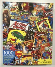 Aquarius ACTION DC Comics Superman 1000 Piece Jigsaw Puzzle 20&quot; x 27&quot;  - $18.81