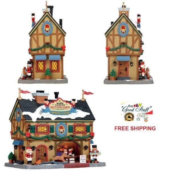 Lemax Village Collection Lighted Building Nutcracker Wood Toy Carve