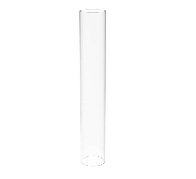 2 x Clear rigid acrylic tube 6mm ODx300mm Phytoplankton copepod Rotiffers 12" 