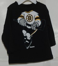 Reebok NHL Licensed Boston Bruins Black 12 Month Baby Long Sleeve Shirt image 1