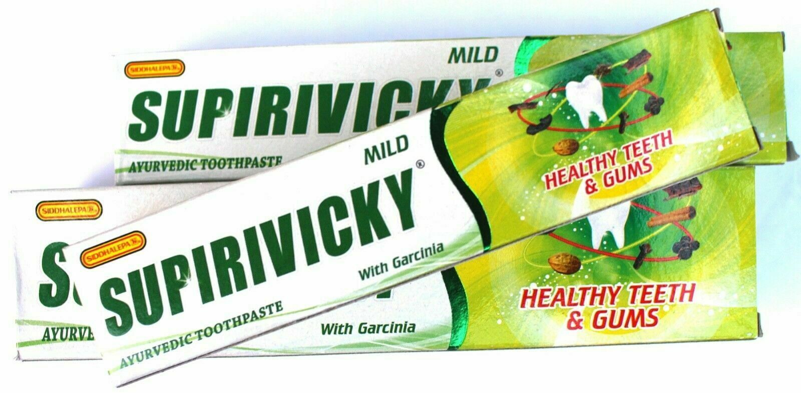 SIDDHALEPA Ayurveda herbal Toothpaste 40g HEALTHY TEETH & GUMS Ceylon