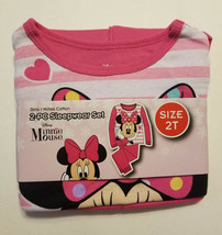 Disney Toddler Girls 2pc Pajama Set Minnie Mouse Sizes 2T NWT - $10.49