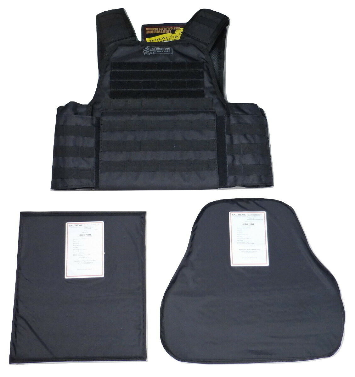 For Voodoo Tactical 200096 Vest Carrier IIIA 3A Soft Body Armor Plate Inserts Body Armor & Plates