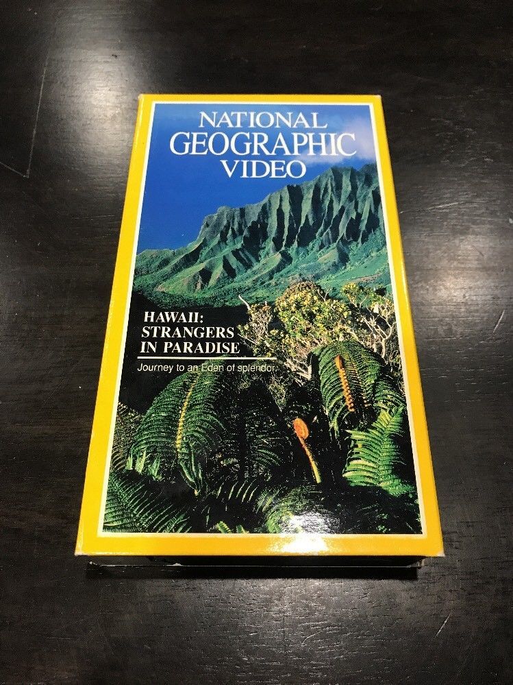 National Geographic Video Hawaii Strangers in Paradise (VHS, 1997