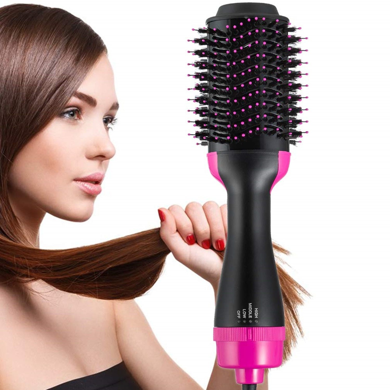 Hot Air Brush Hair Rotating Brush Multifunctional One Step Hair Dryer