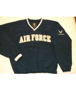Air Force USAF Windbreaker Jacket~Navy BLUE~Stitched Logo~Men&#39;s M~Ships ... - $24.24