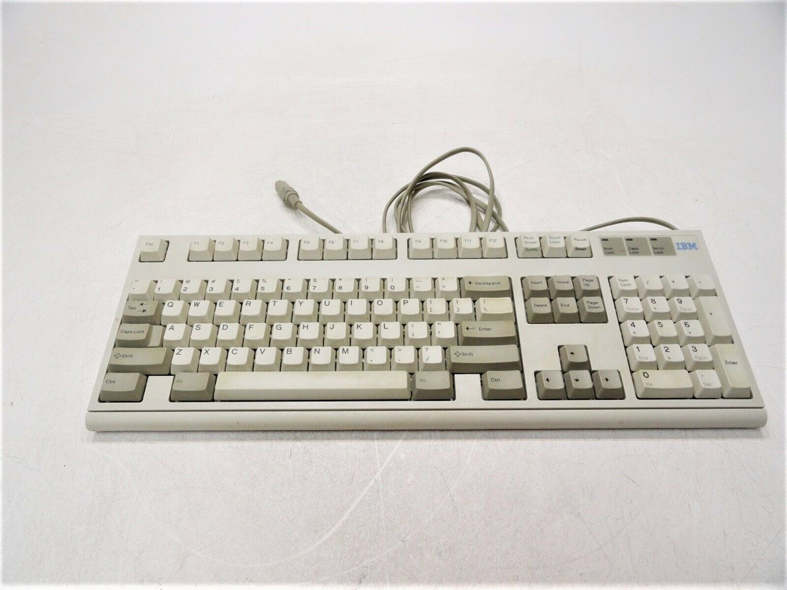 IBM Easy Options Model M1 60G3570 Mechanical PS/2 Keyboard Defective AS