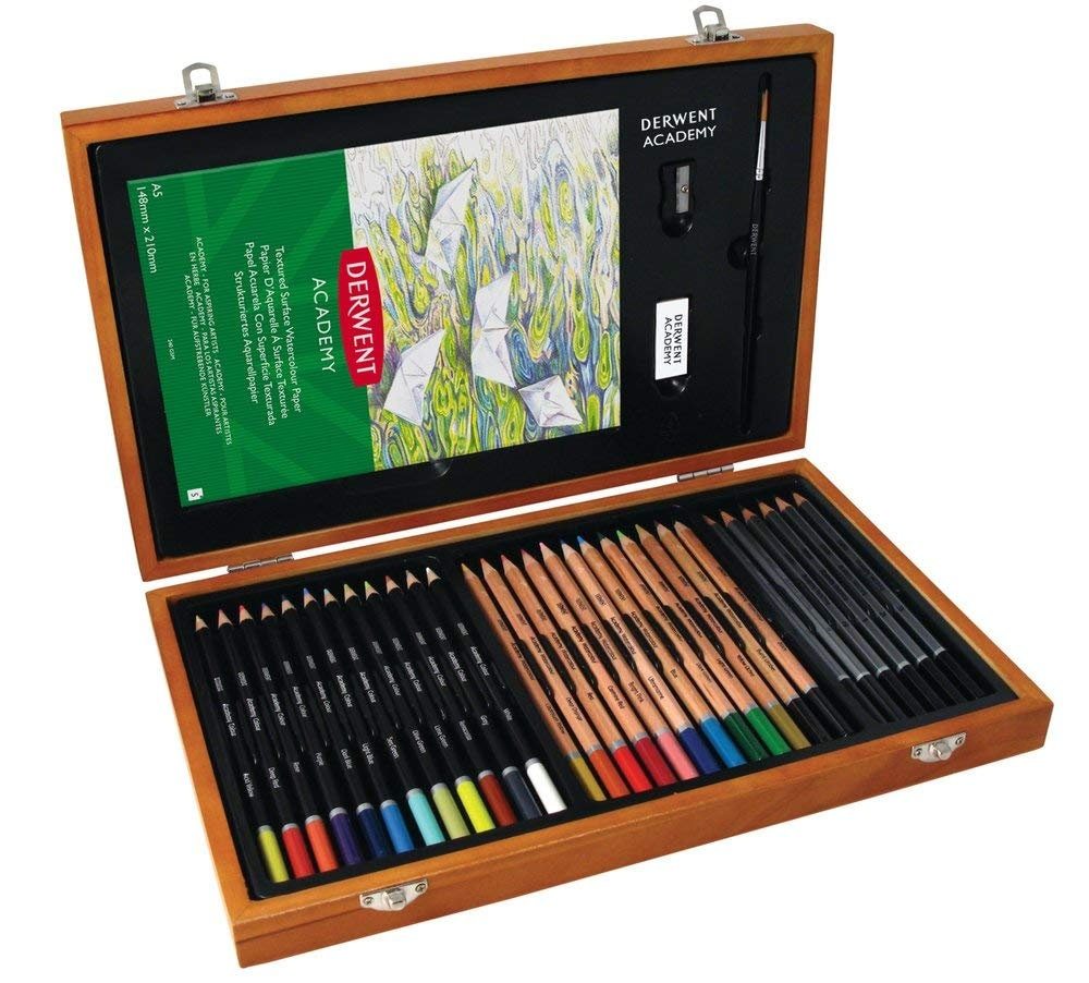 Derwent Academy 2300147 Colouring Pencils and Graphite Pencils Art Supplies Set