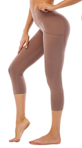Naked Feeling High Waisted Yoga Pants Women Workout Capris Leggings with... - $12.90